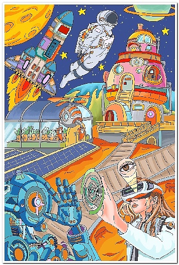 绘画作品数字绘画电脑绘画电子绘画2508