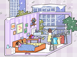 把住过的房间画下来!永久保存