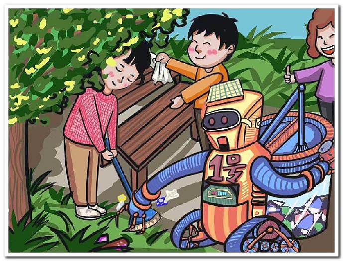 学生电脑绘画绘图作品信息素养活动作品制作设计2513