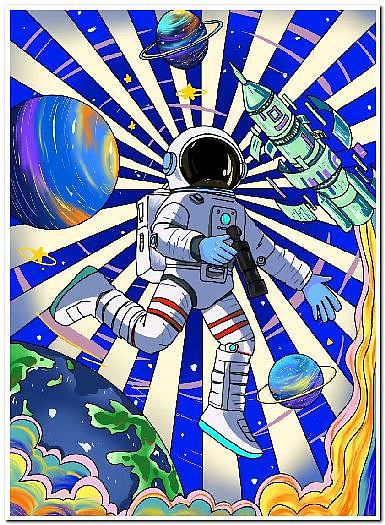 学生电脑绘画绘图作品信息素养活动作品制作设计2513