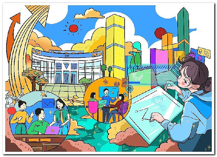 学生电脑绘画绘图作品信息素养活动作品制作设计2513