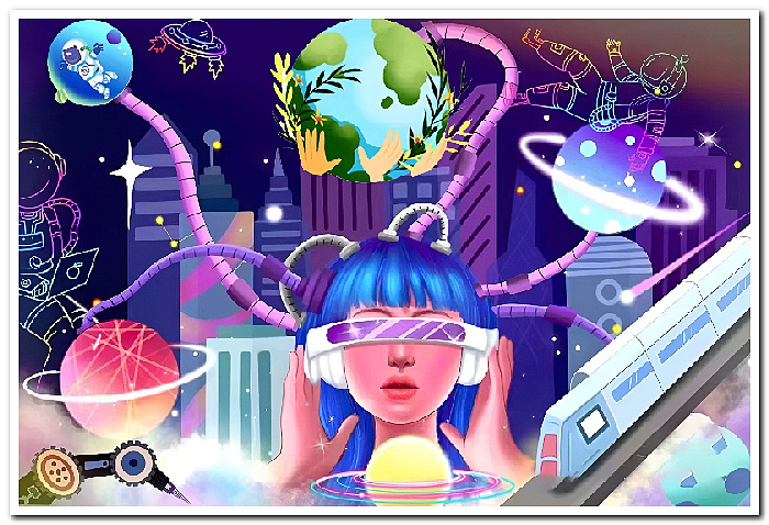 学生电脑绘画绘图作品信息素养活动作品制作设计2513