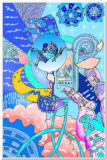 学生电脑绘画绘图作品信息素养活动作品制作设计2513