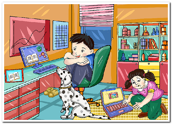 学生电脑绘画绘图作品信息素养活动作品制作设计2513