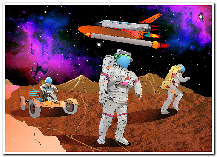 学生电脑绘画绘图作品信息素养活动作品制作设计2513