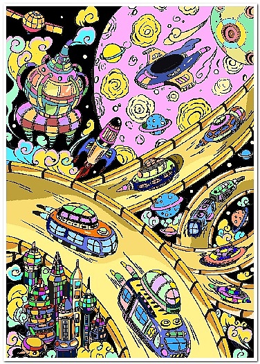 学生电脑绘画绘图作品信息素养活动作品制作设计2513