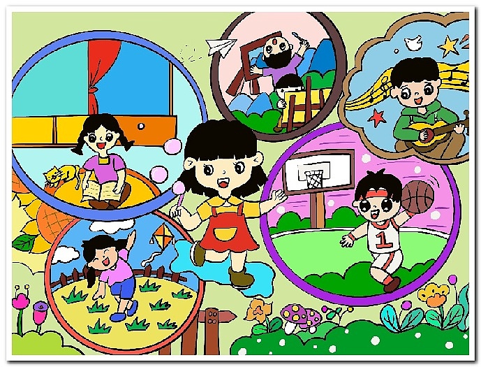 学生电脑绘画绘图作品信息素养活动作品制作设计2513