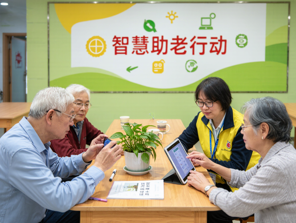 提升老年人数字素养，积极应对人口老龄化—“为爱得”积极响应国家号召，践行智慧养老