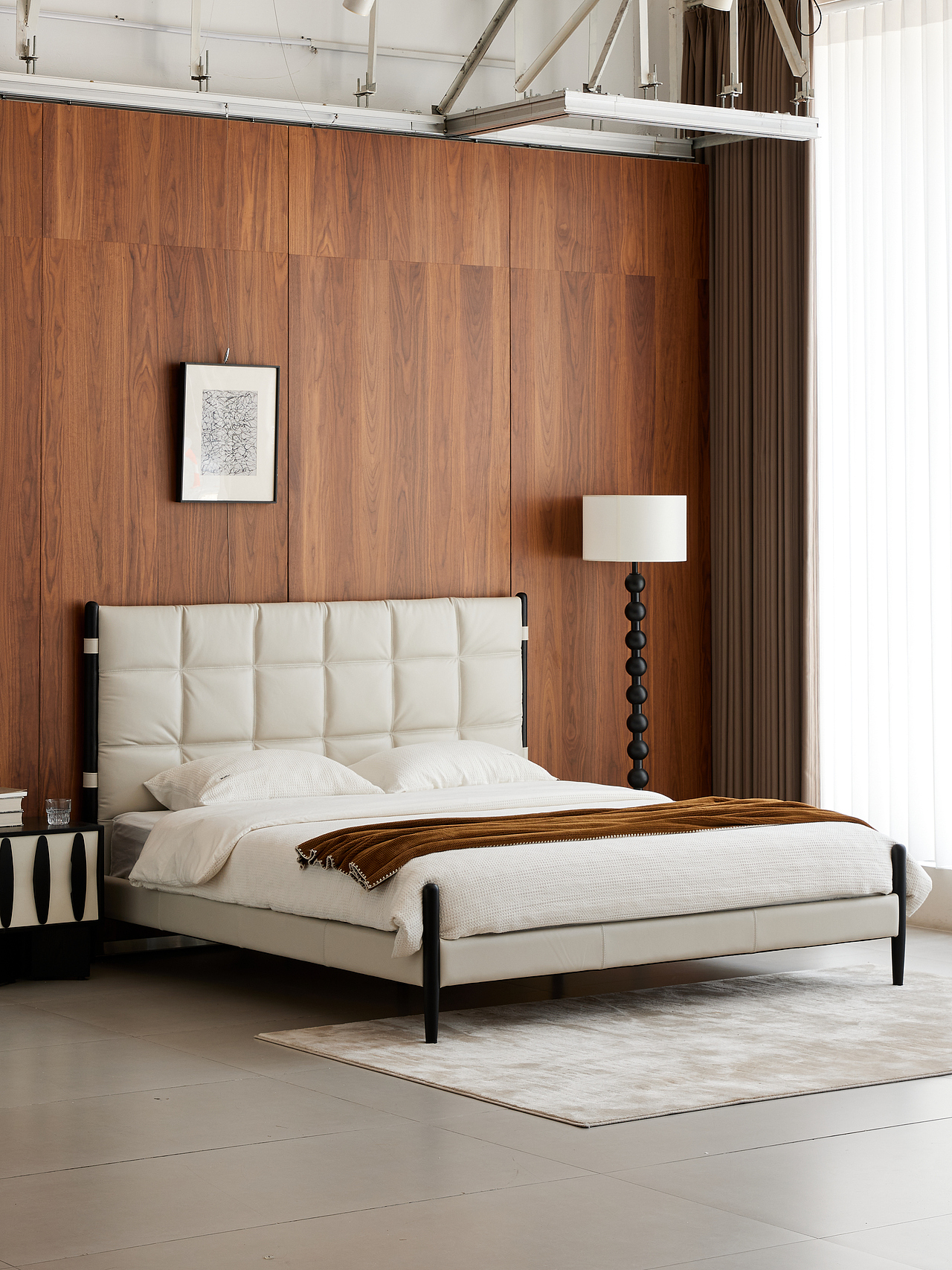 家具摄影-中古高靠床