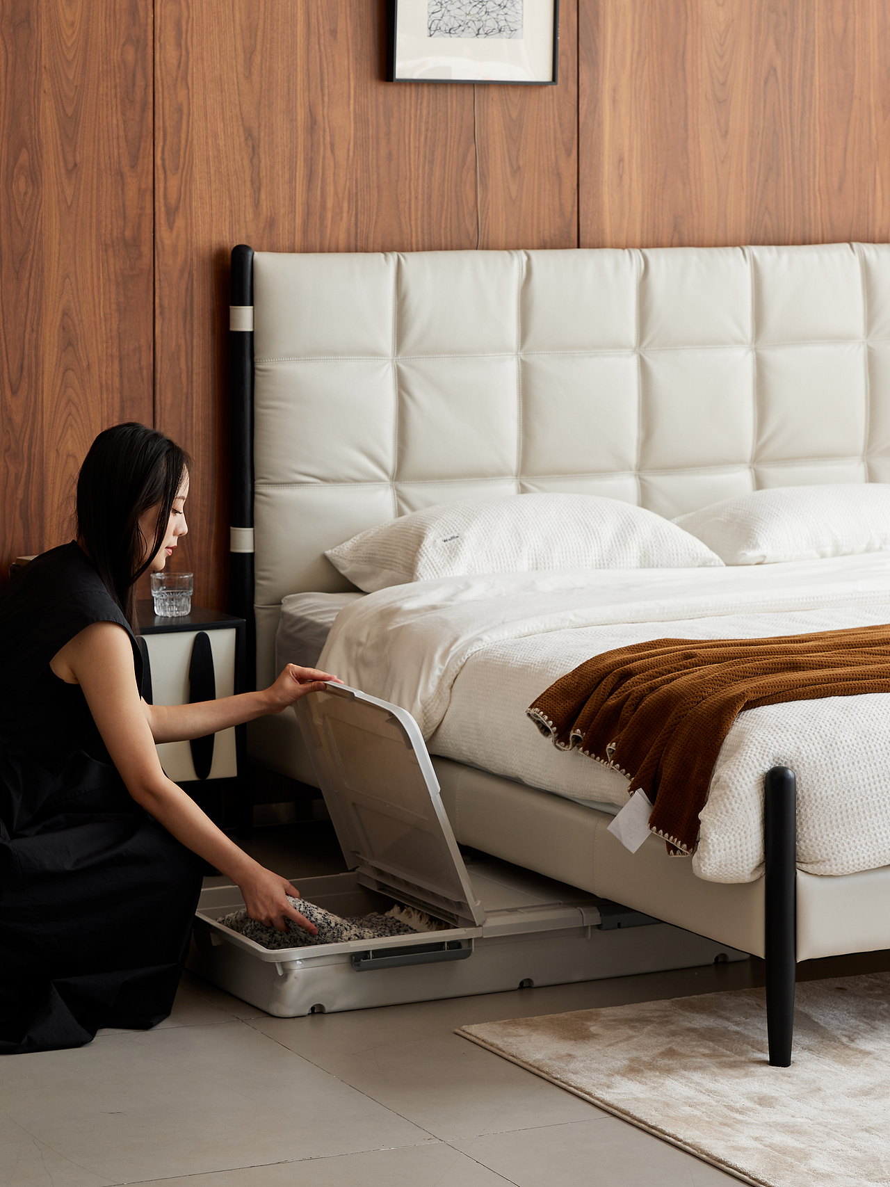 家具摄影-中古高靠床