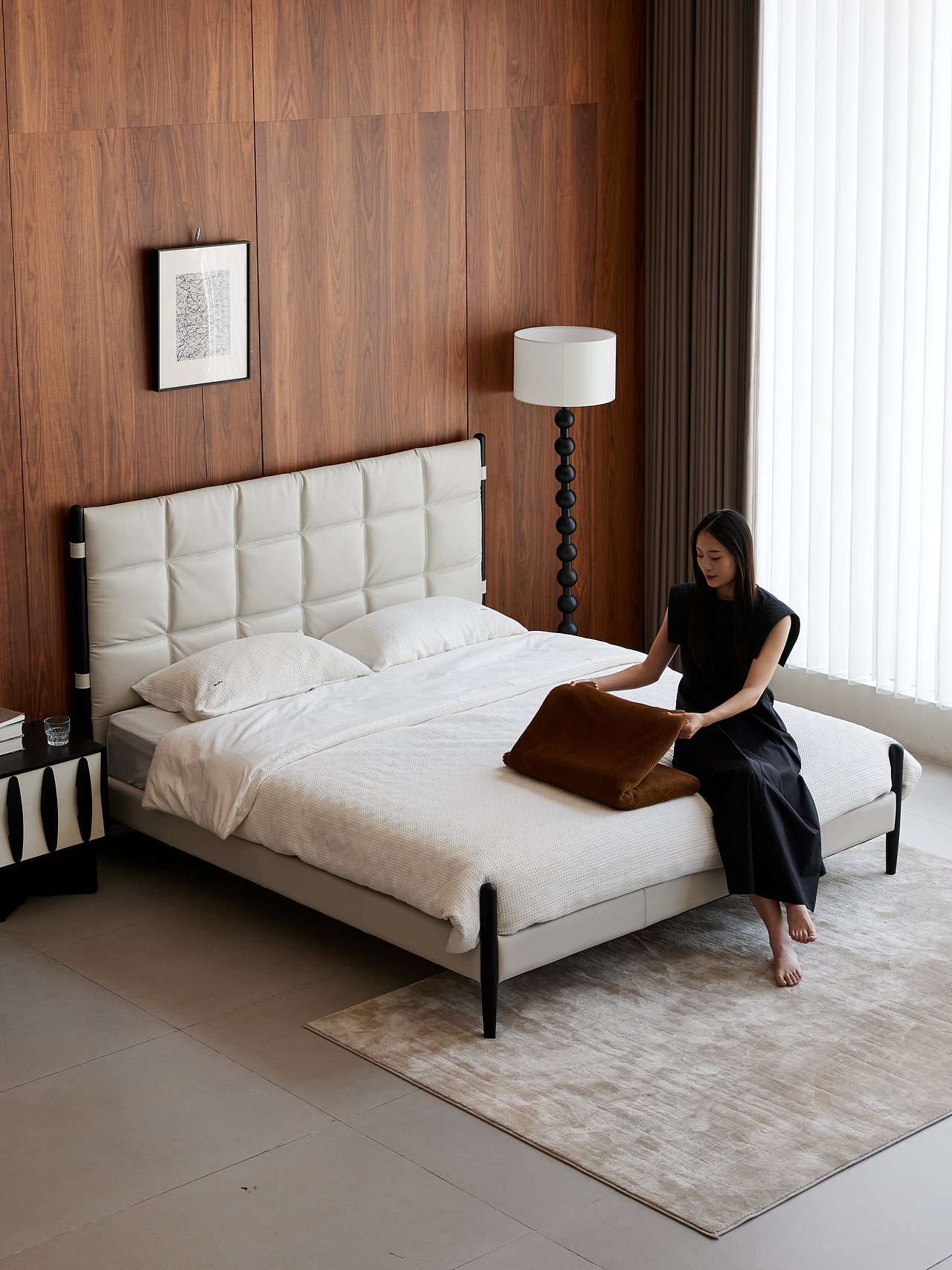 家具摄影-中古高靠床