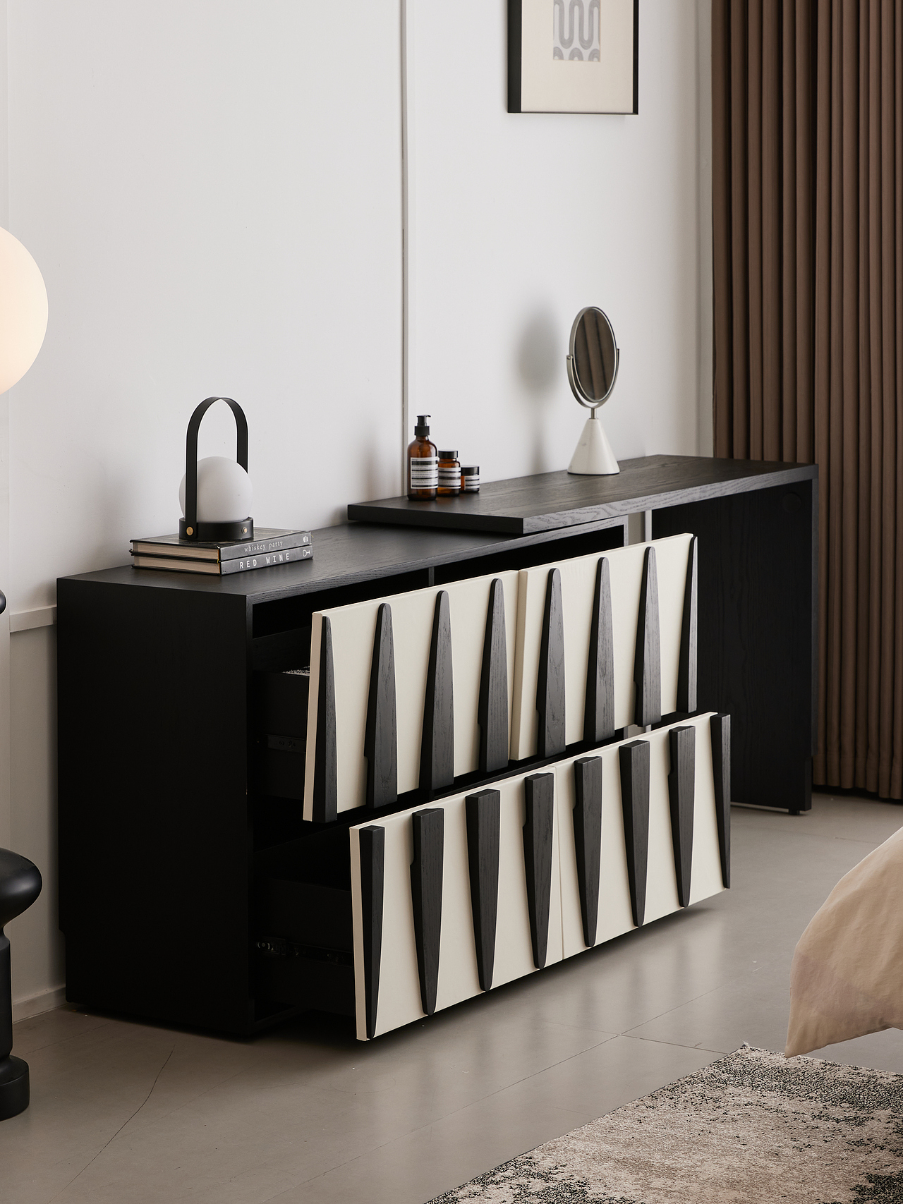 家具摄影-斑马梳妆台