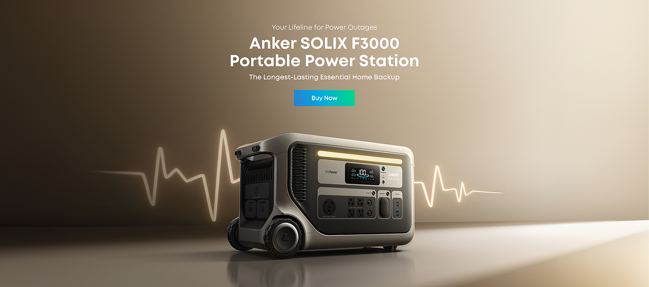 Anker Solix F3000 新品Campaign（图ZMzk2MjE5MTQ4） - 企业官网 - 站酷设计师小阿狸168原创素材 - 站酷ZCOOL