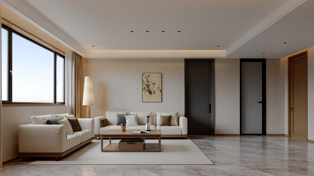 小户型宋式美学效果图（图ZMzk2MjIwNTI4） - 家装设计 - 站酷设计师阿鹏丨VISION原创素材 - 站酷ZCOOL