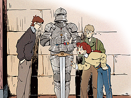 侦探类型故事插图。期刊连载