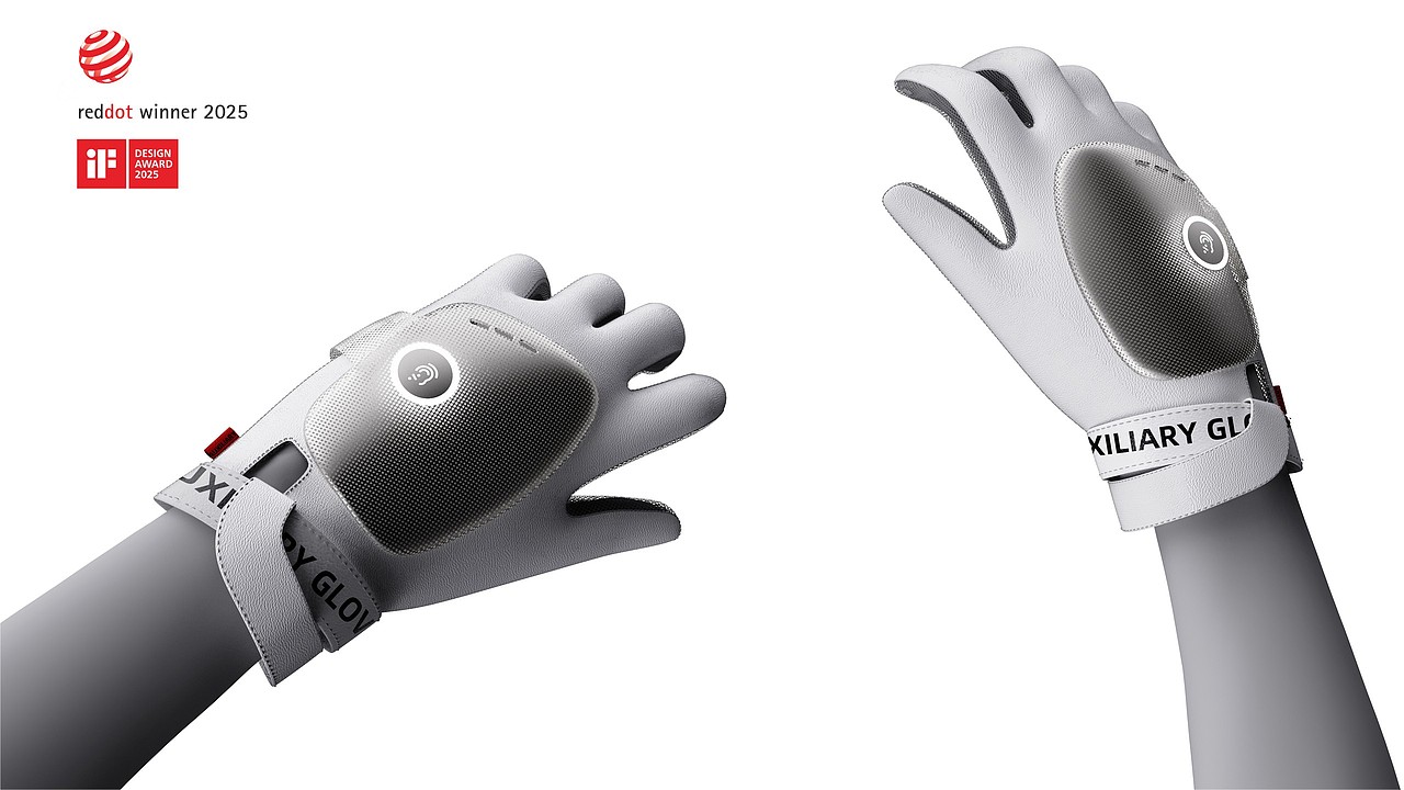 手语翻译手套（2025年REDDOT红点奖、2025年IF奖）（图ZMzk2MjMyNTM2） - 工业用品/机械 - 站酷设计师加利弗设计原创素材 - 站酷ZCOOL