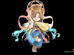 敦煌飞天系列ip——反弹琵琶飞天