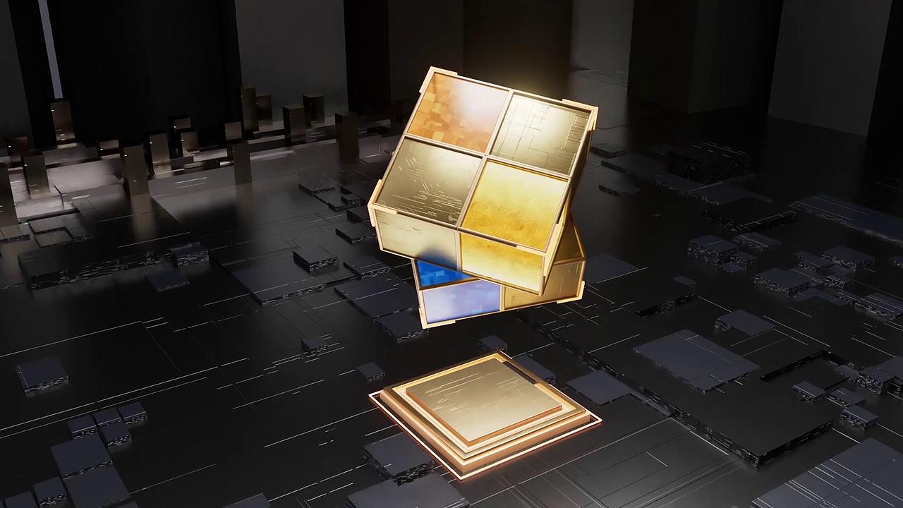 企业区块链金色片头