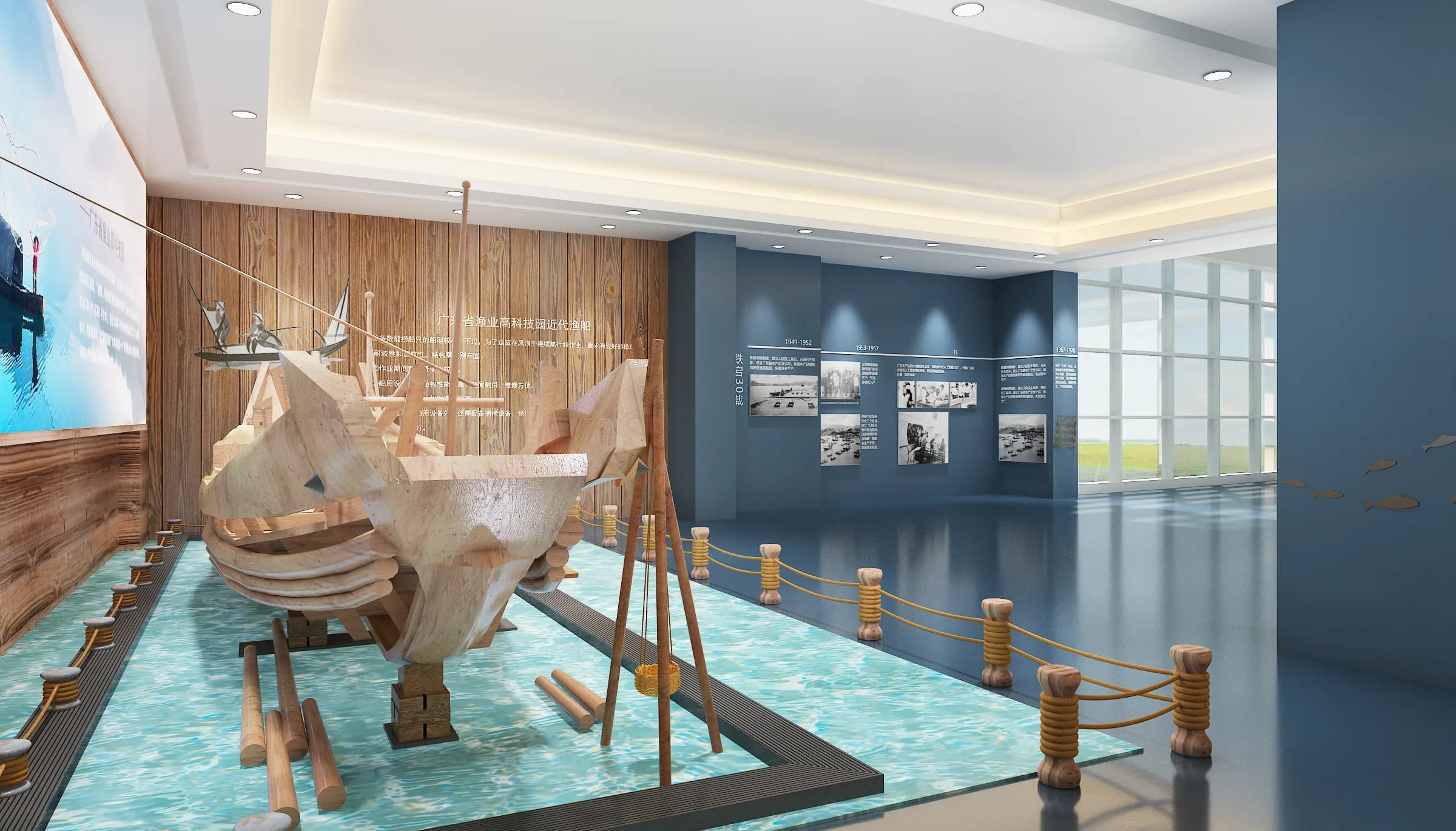 “渔” 见科技展厅的发展史诗与创新蓝图-森克思科技（图ZMTUyMTYwNzY=） - 观点 - 站酷设计师森克思科技原创素材 - 站酷ZCOOL