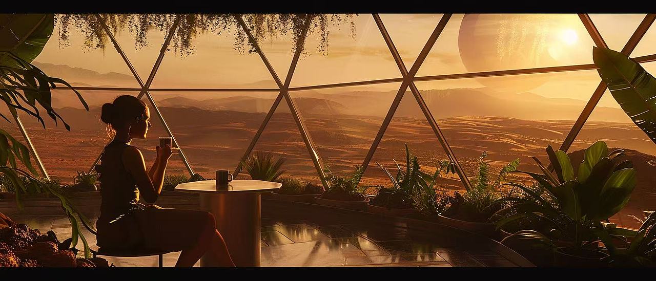 火星殖民（图ZMzk2MjY1NDIw） - AI作品 - 站酷设计师异世界的魔法师原创素材 - 站酷ZCOOL