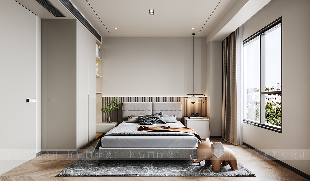 悟美设计:莫里斯花源(别墅)152号室内装饰设计