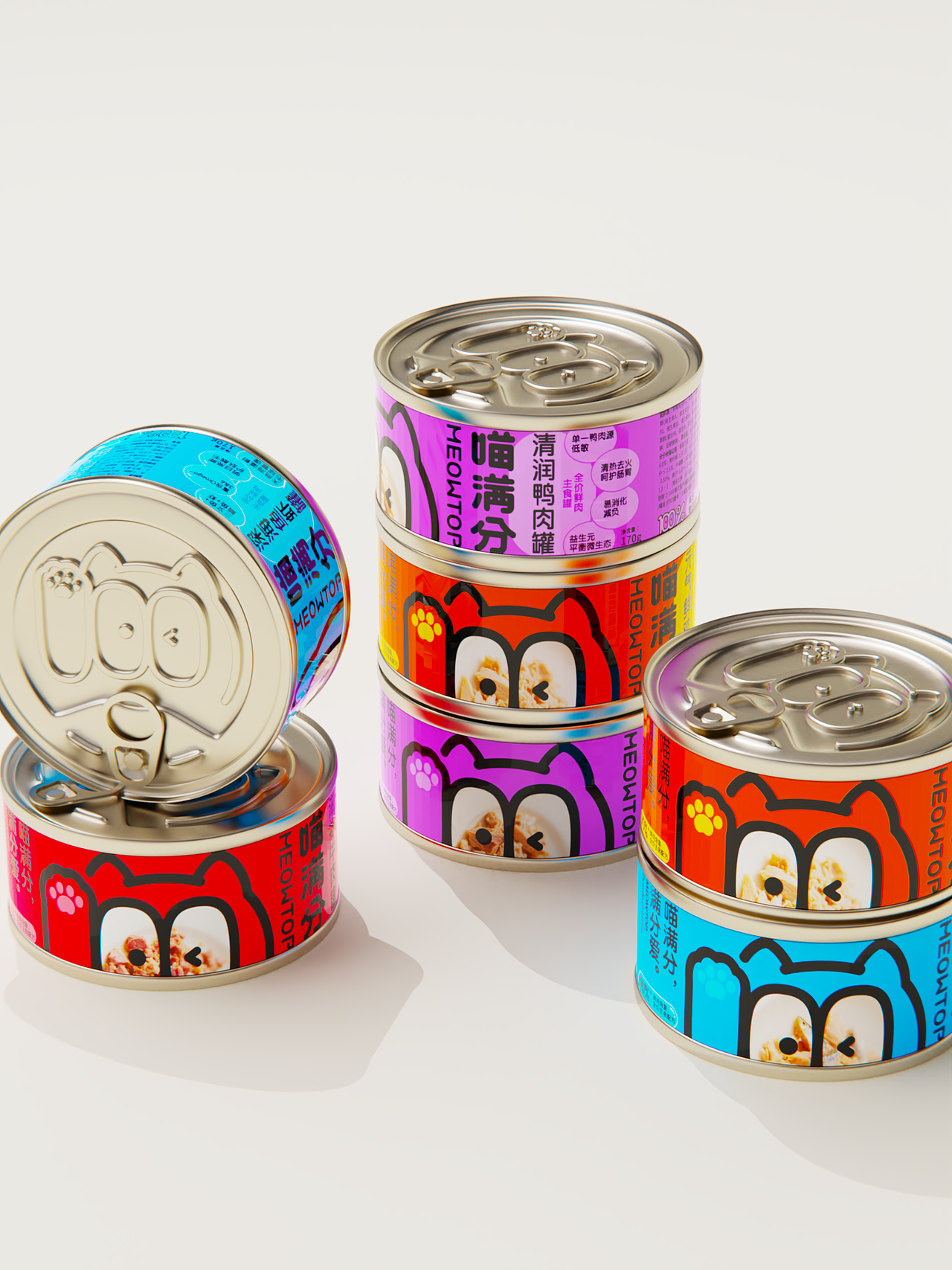 宠物罐头包装设计!