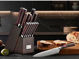 亚马逊厨房刀具套装主图A+设计美工