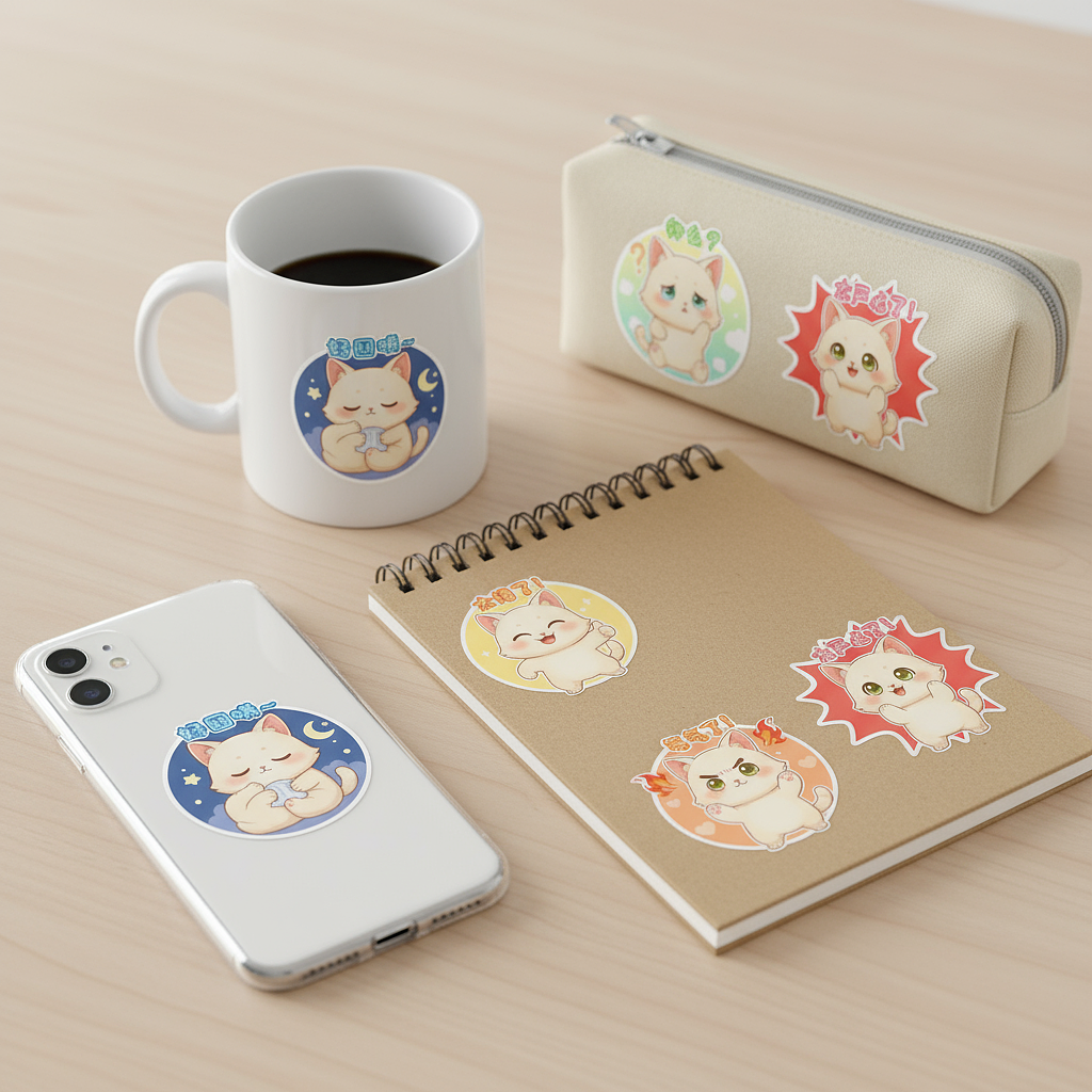 奶油喵——吉祥物（Ai）（图ZMzk2MjY4Mzg0） - AI作品 - 站酷设计师yishung34原创素材 - 站酷ZCOOL