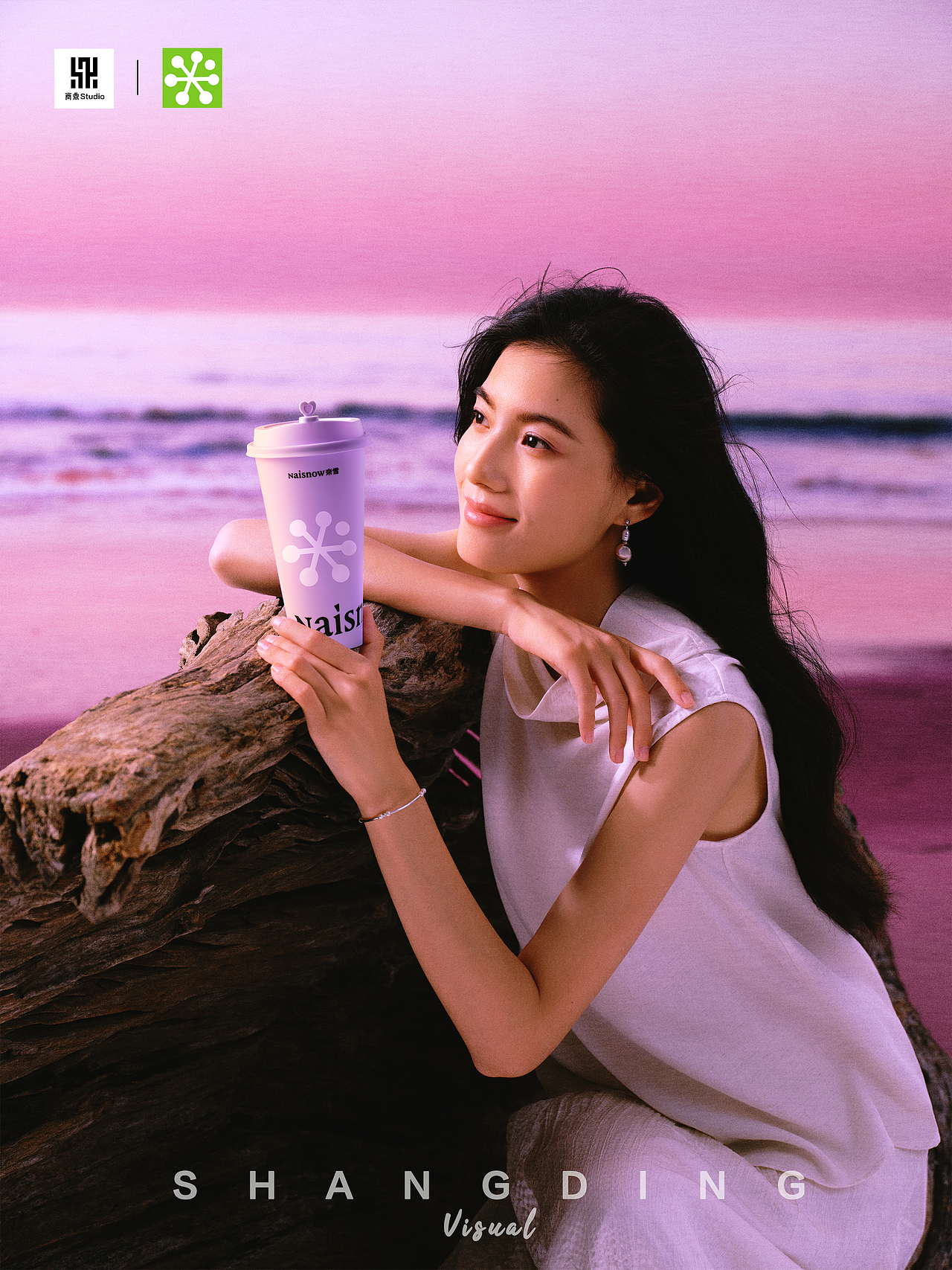 奈雪小紫杯人像kv✖️商鼎摄影广告