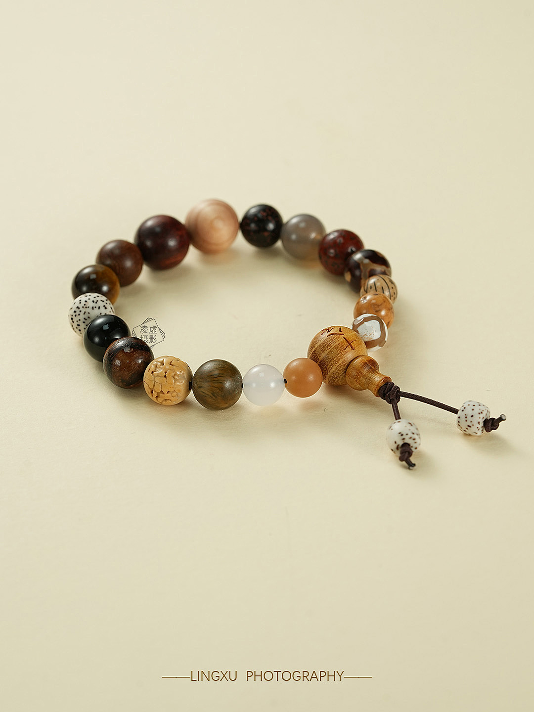 文玩手串纯色底