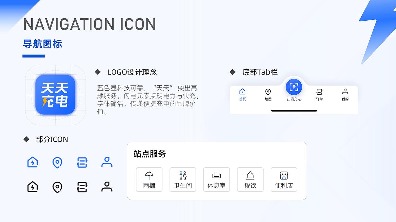 共享充电机器人充电桩小程序APP-UI界面设计