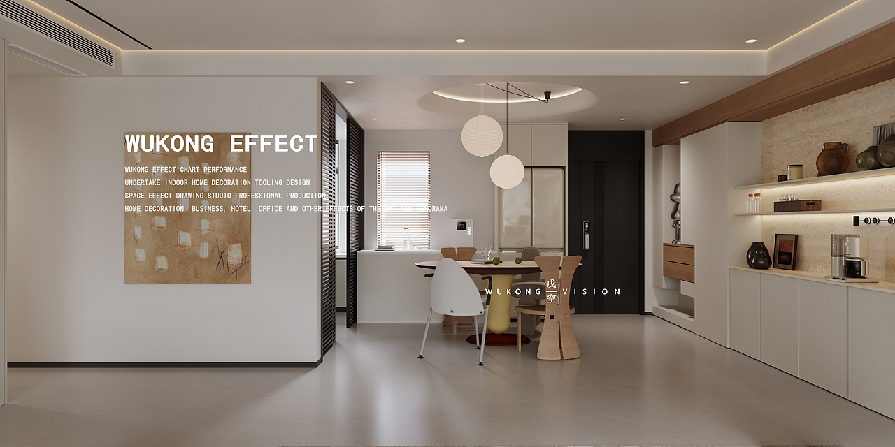 奶油风一戊空效果图（图ZMzk2MjgyMDk2） - 家装设计 - 站酷设计师戊空视觉原创素材 - 站酷ZCOOL