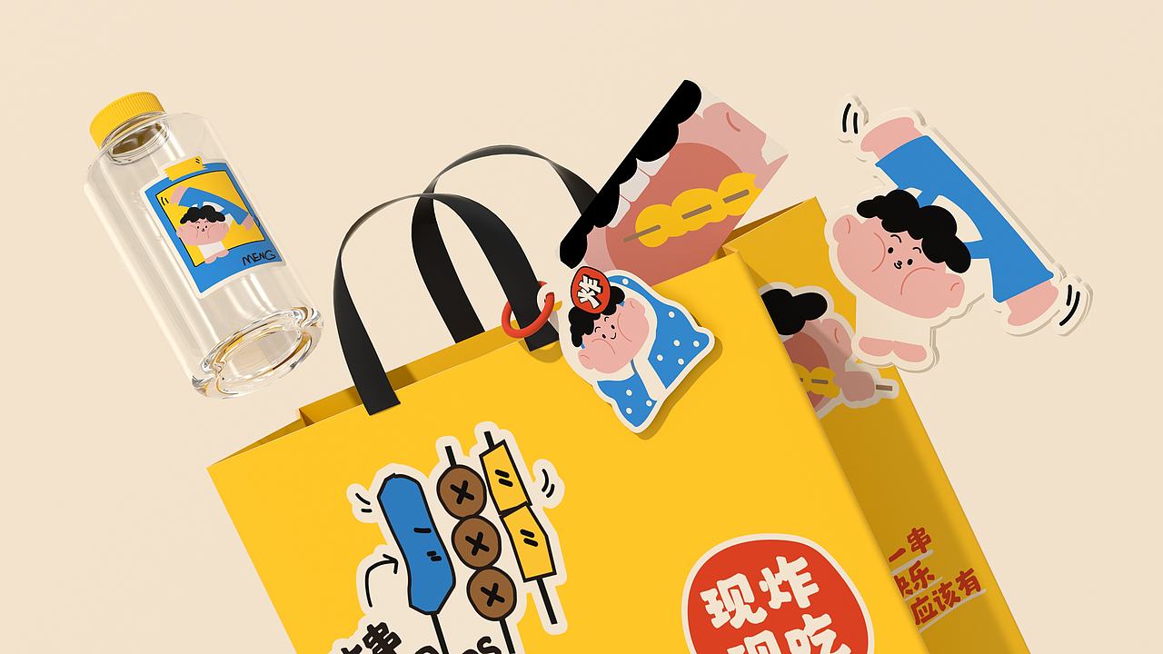 炸小萌炸串-品牌全案设计(图ZMzk2MjkxMDM2) - 品牌 - 站酷设计师言合品牌设计原创素材 - 站酷ZCOOL