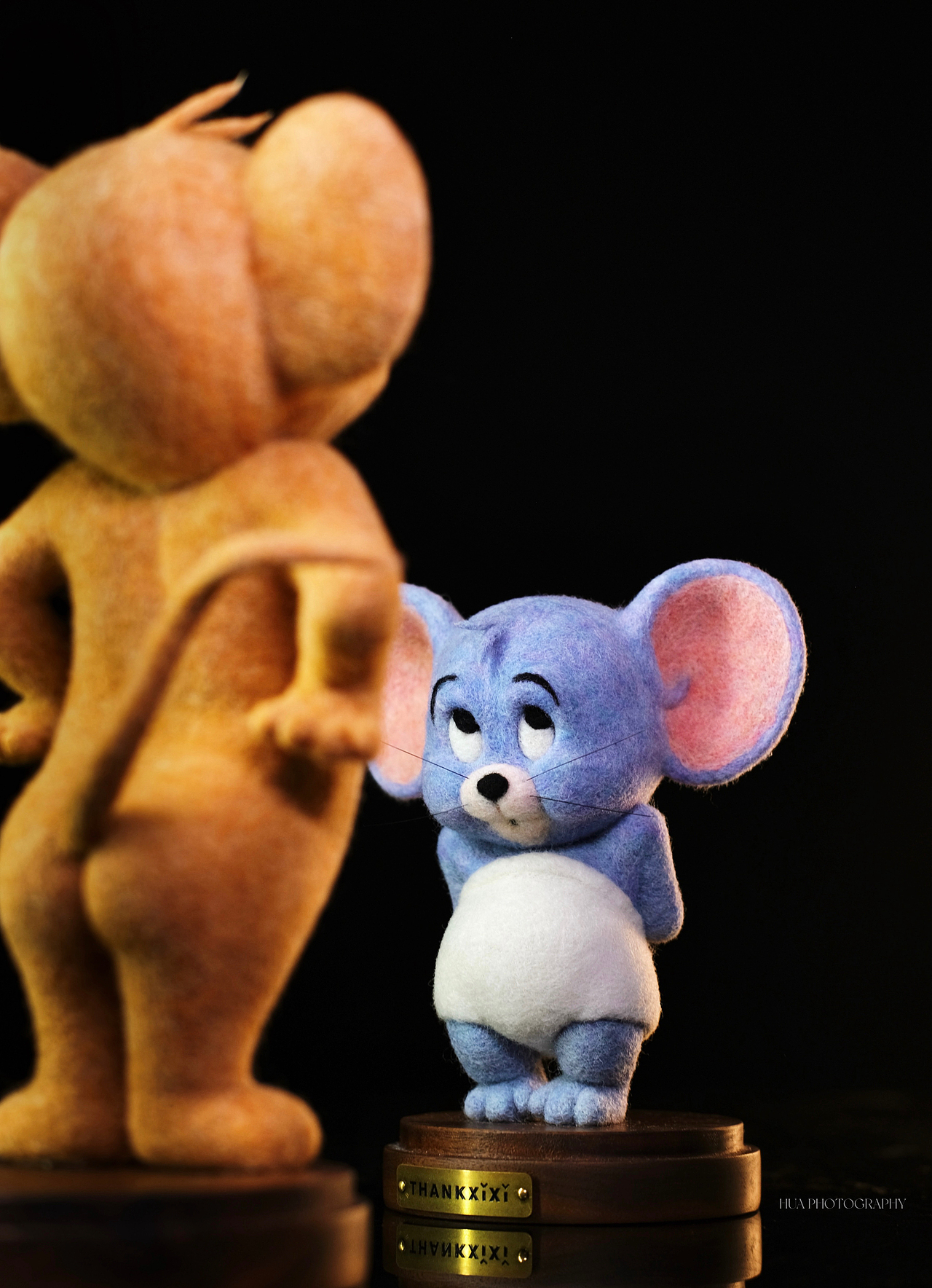 囍囍的羊毛毡 之 泰菲和杰瑞