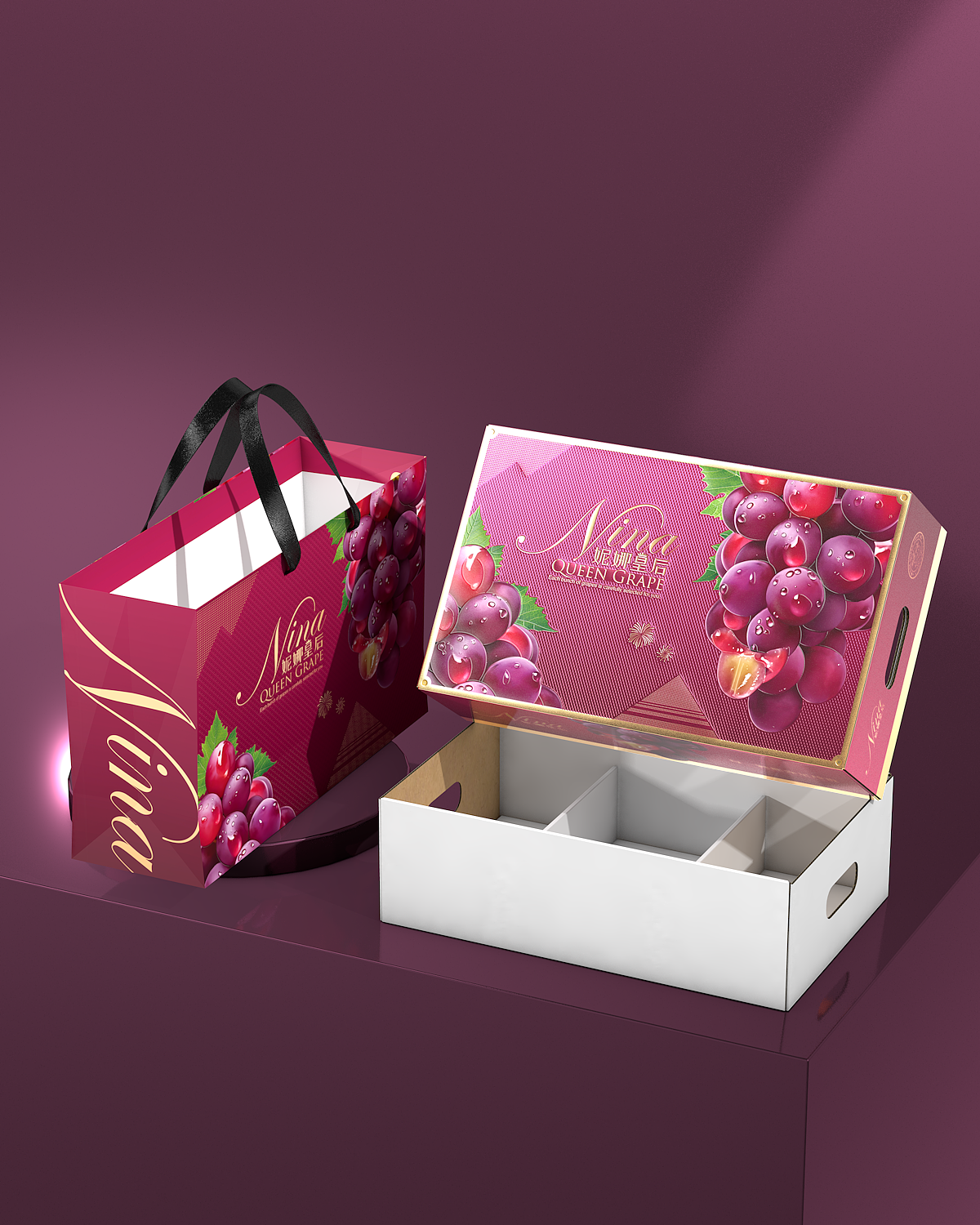 妮娜皇后包装盒（图ZMzk2Mjk1MTQw） - 包装 - 站酷设计师一地麦苗原创素材 - 站酷ZCOOL