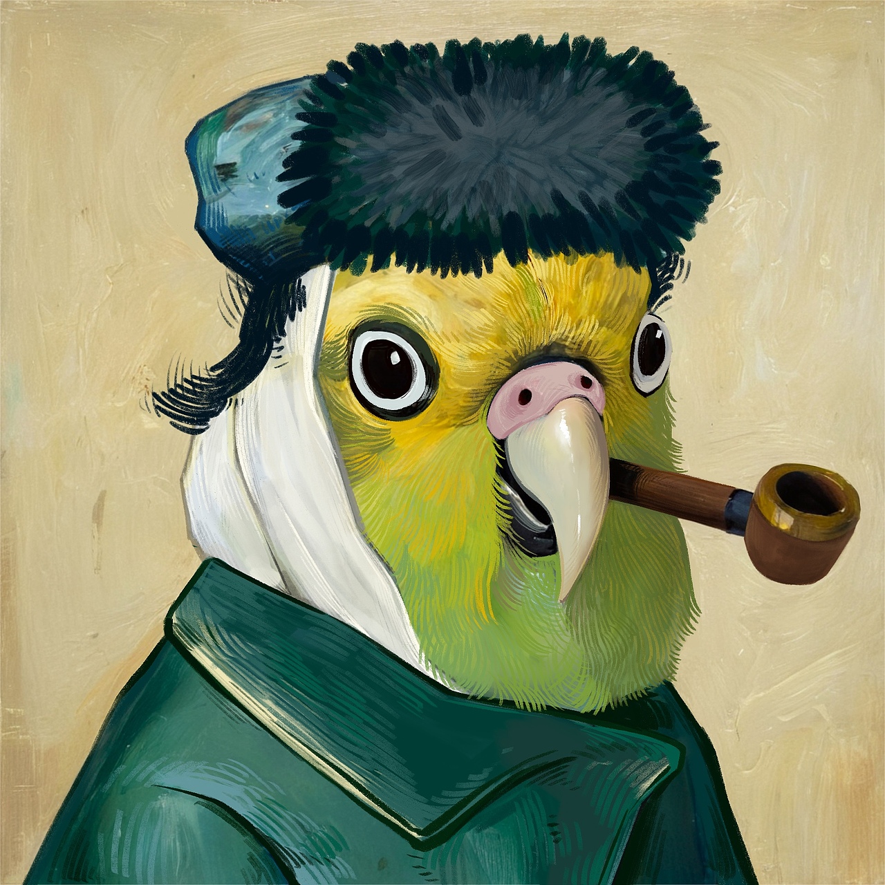 查无此鸟名画肖像馆