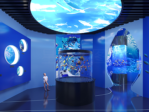 海洋展厅 一起来看看大海 感受一下大海的震撼