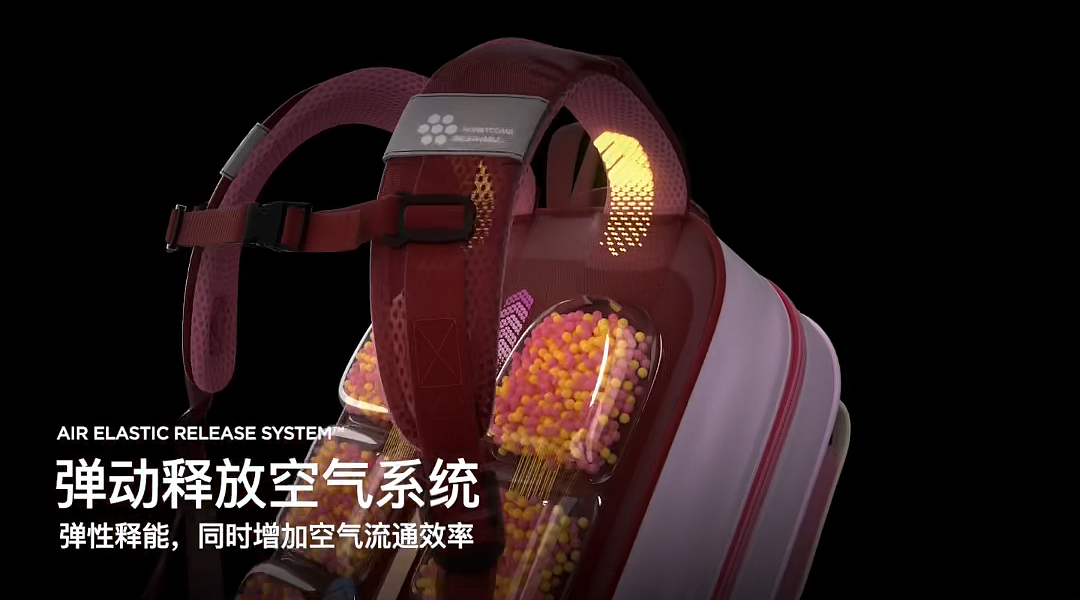 书包三维动画，品牌Zoyzoii缓震书包（图ZMzk2MzA3Nzk2） - 产品 - 站酷设计师库奇C4D原创素材 - 站酷ZCOOL