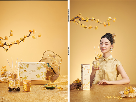 「月下赴桂」｜把桂花香搬进镜头｜商业摄影｜香薰礼盒