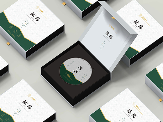 冰岛普洱茶礼盒包装定制