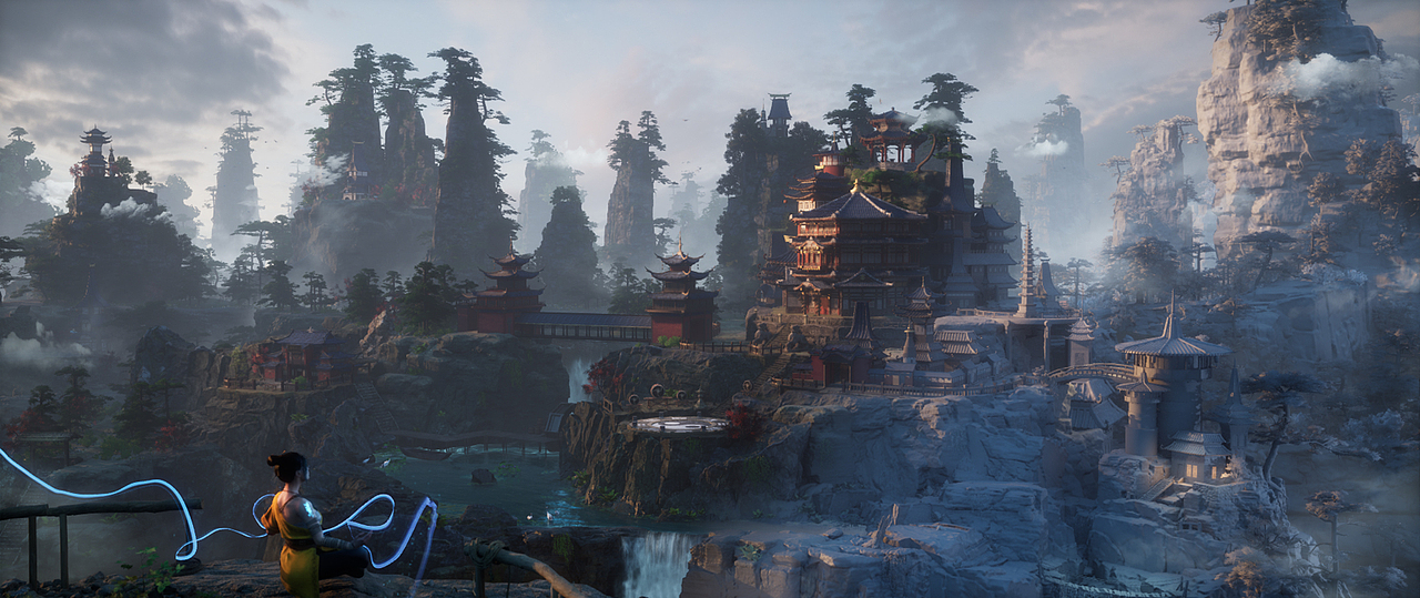 【UE5】CG短片《惊鸿》| 油屋U5ART（图ZMzk2MzEwNTE2） - 动画/影视 - 站酷设计师极简不简原创素材 - 站酷ZCOOL