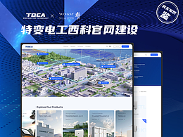【上海雍熙YONGSY】高端网站建设: 特变电工西科官网