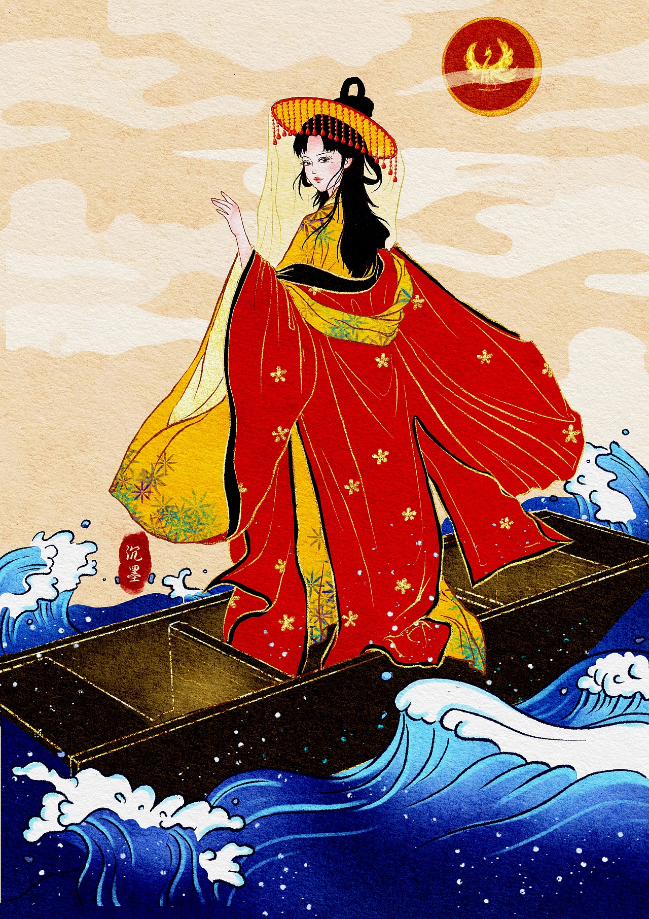 逐日（图ZMzk2MzE5MTE2） - 艺术插画 - 站酷设计师沉默1949原创素材 - 站酷ZCOOL