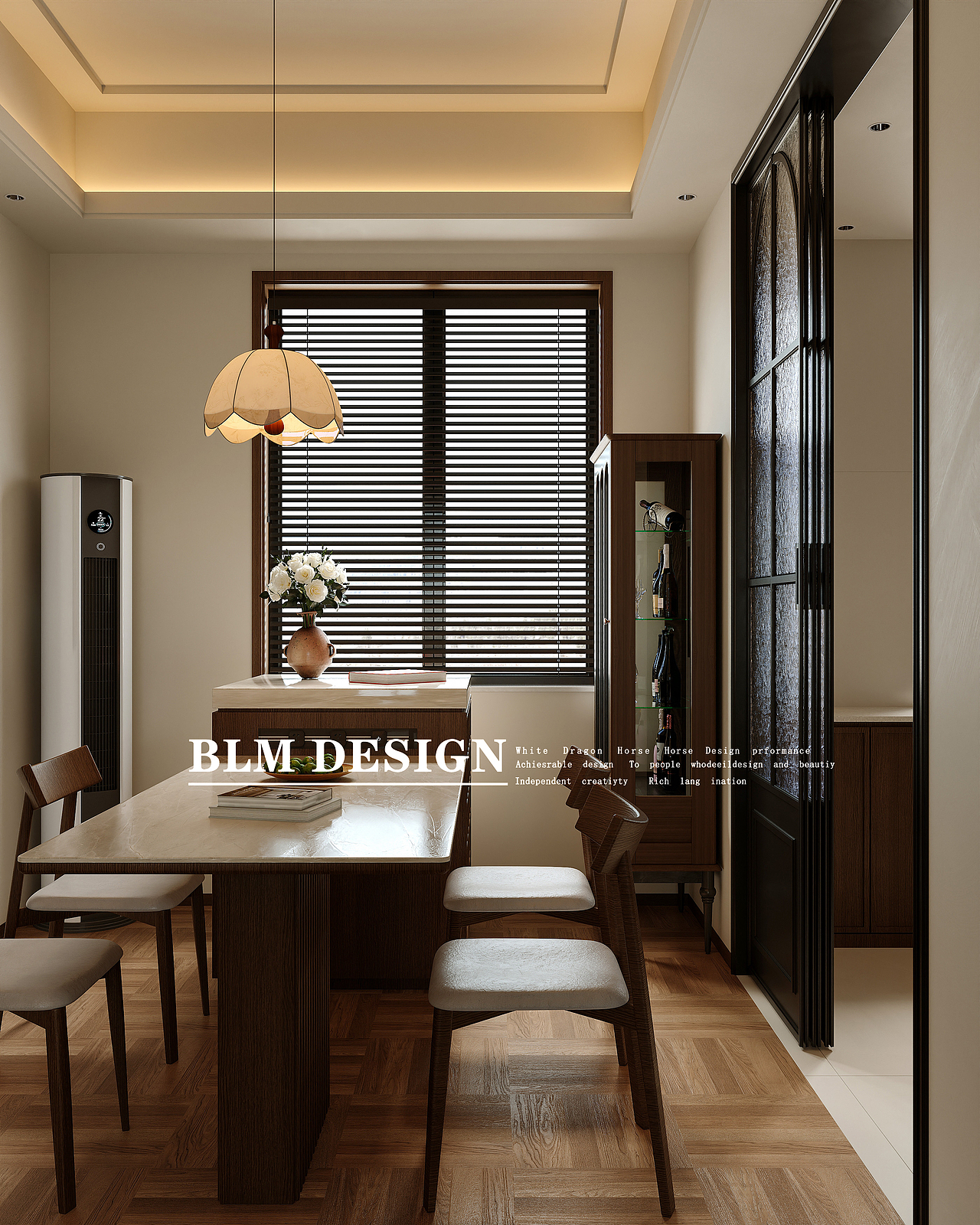 中古风家装效果图案例