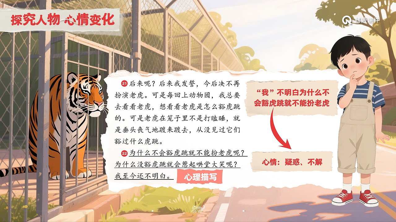 小学语文公开课课件《一只窝囊的大老虎》