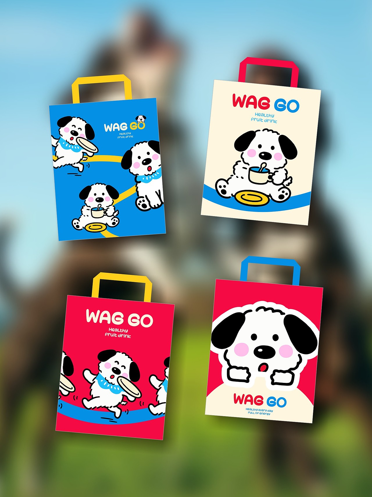WAG GO | 谁能拒绝这么可爱的宠物品牌啊！（图ZMzk2MzMxNTU2） - 品牌 - 站酷设计师恒琢品牌设计原创素材 - 站酷ZCOOL