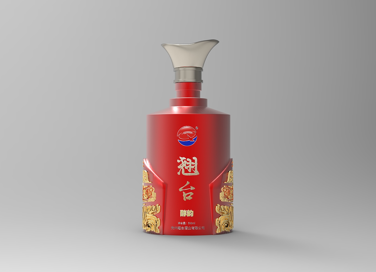 翘台酒 酒瓶 酒盒设计（图ZMzk2MzMzODk2） - 包装 - 站酷设计师胡开心O_o原创素材 - 站酷ZCOOL