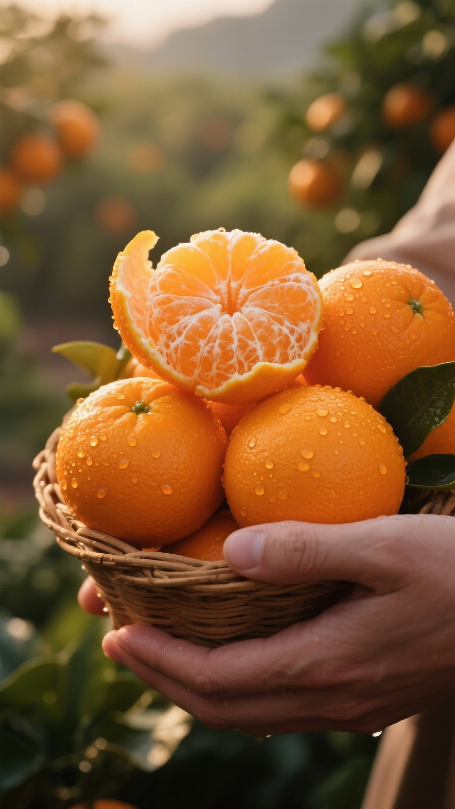 新鲜水果摄影——橘子橙子