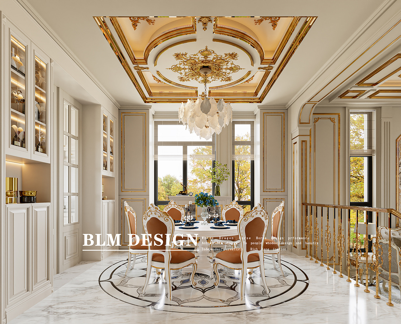 法式奢华风家装效果图