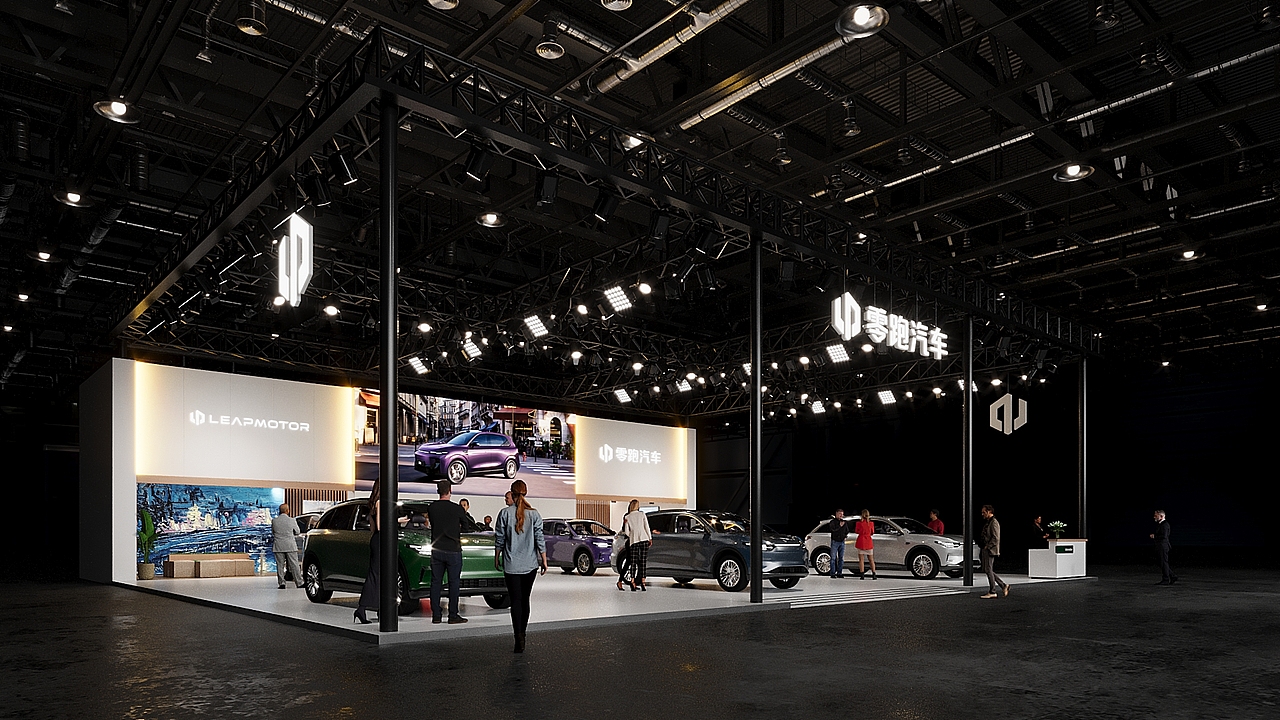 LEAPMOTOR 零跑汽车B级车展（图ZMzk2MzUwMTY4） - 其他三维 - 站酷设计师abanye原创素材 - 站酷ZCOOL